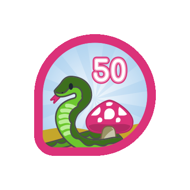 'Badger 50' - Fedora Badge