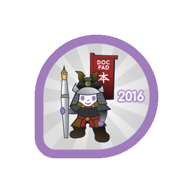 'Doc Fad 2016' - Fedora Badge