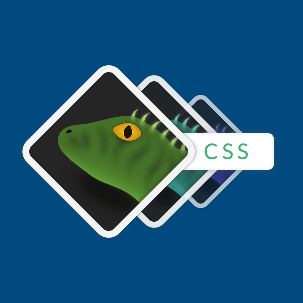 The logo for Iguana CSS, a CSS image filter library.