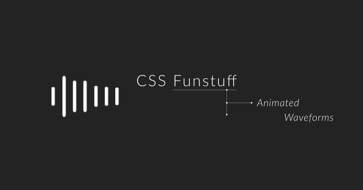 CSS Funstuff - Animated Waveforms (Header)